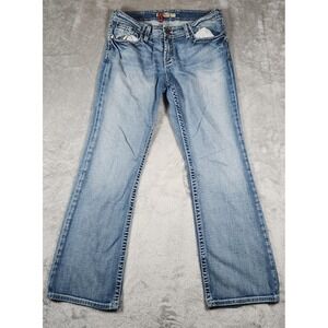 BKE Women's Boot Cut Jeans - Light Blue